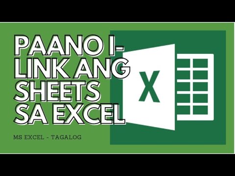 Video: Paano Gumawa Ng Mga Link Sa Excel