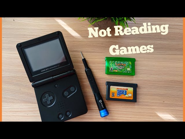 Nintendo GameBoy Advanced SP Not Reading Cartridge .. Let's