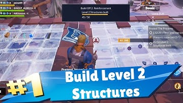 Build Level 2 Structures in Successful Missions Save the World Fortnite