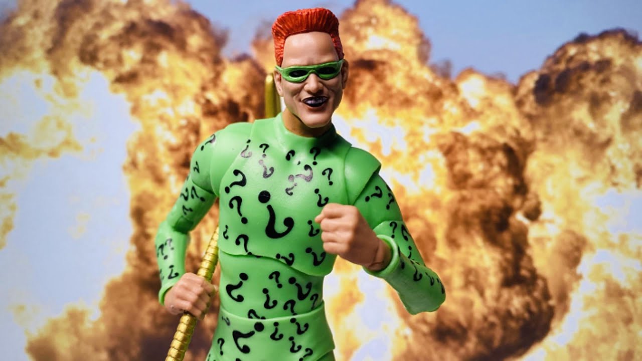 Nightmare Riddler Unboxing & Review: McFarlane DC Multiverse Riddler from Batman Forever ...