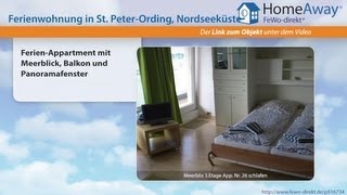 St. Peter-Ording: Ferien-Appartment mit Meerblick, Balkon und - FeWo-direkt.de Video screenshot 5