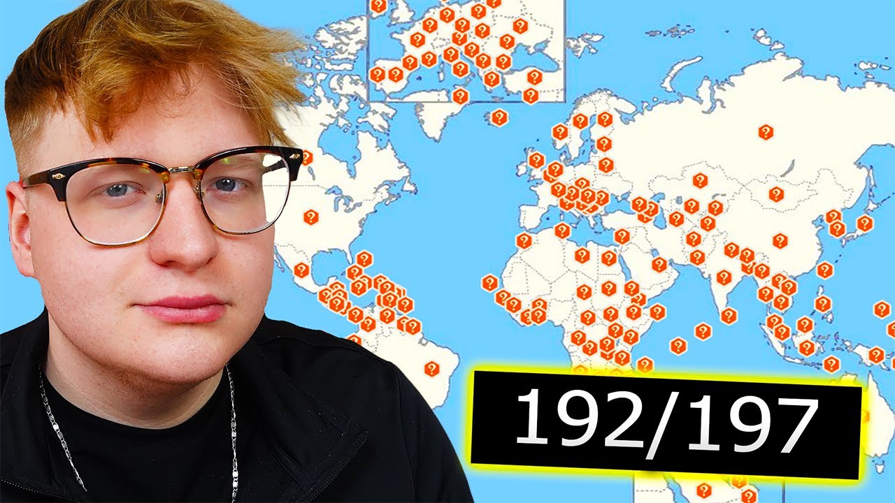 płacę 100 zł za każdy NIEZGADNIĘTY KRAJ na cel charytatywny (wersja HARD)