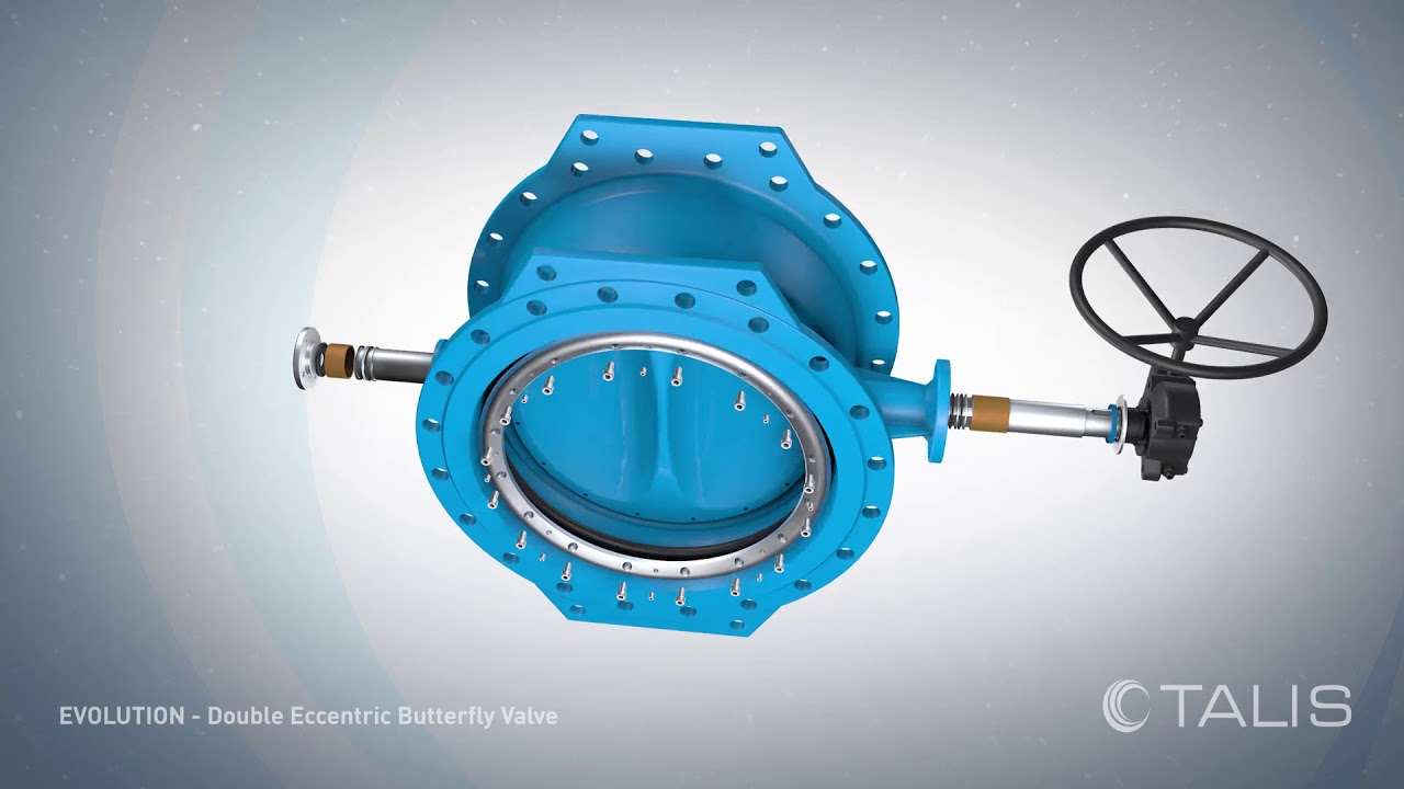 EVOLUTION Double Eccentric Butterfly Valve - YouTube