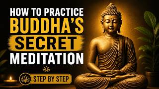 🔴DON'T MISS THIS Buddha's Method | How to Practice at home (step by step) | Gatuam Buddha