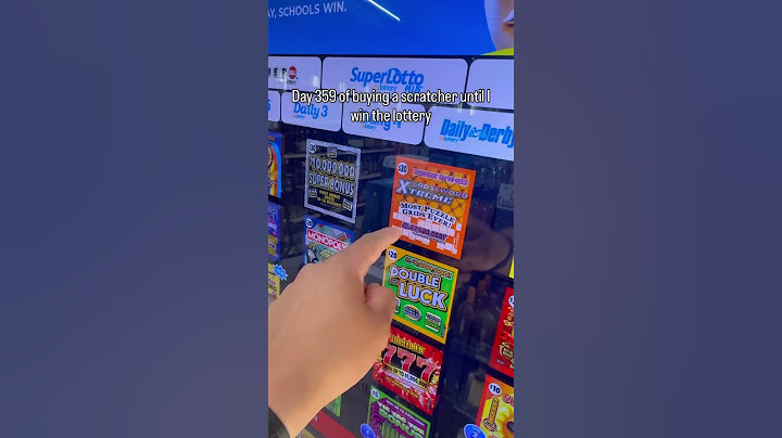 Day 359 of buying a scratcher until I win the lottery