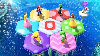 Мульт Mario Party Superstars Minigames Mario Vs Yoshi Vs Peach Vs Daisy Master Difficulty