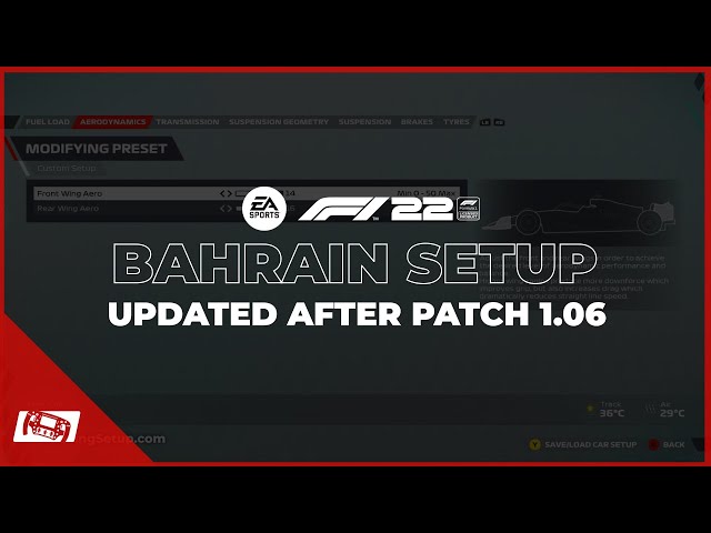 F1 22 Bahrain setup: Quickest custom preset revealed