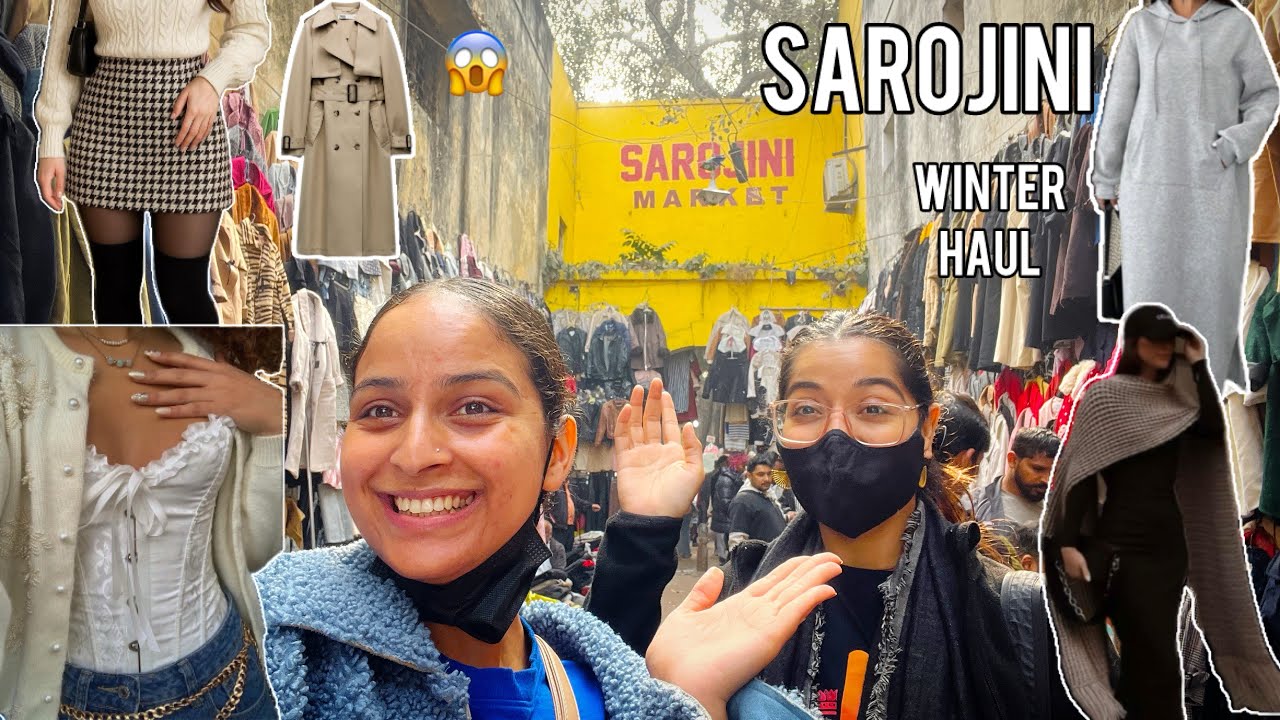 Sarojini Market Winter Haul ❄️🧥 | Pinterest Inspired Outfits 😍 | Budget Fashion ₹200–₹500 