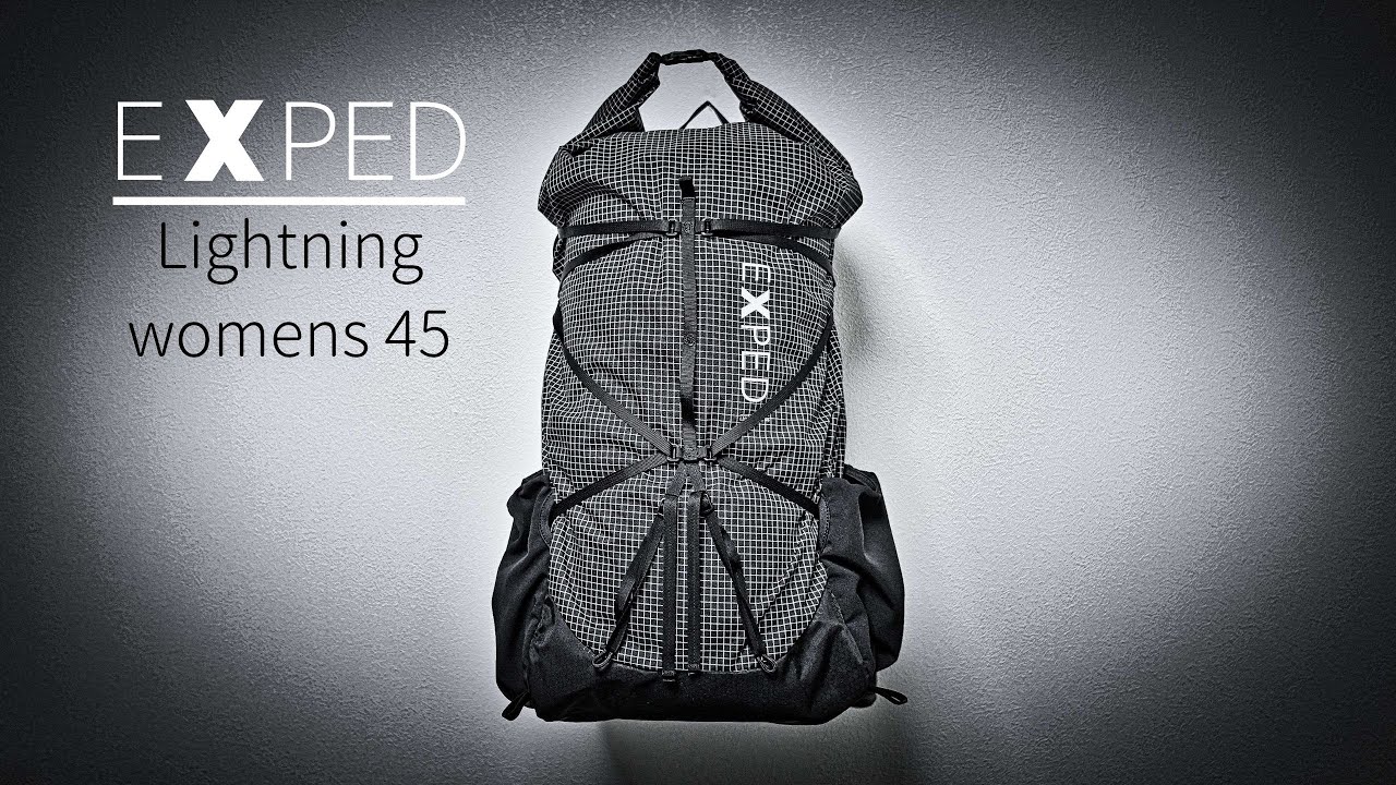 【EXPED Lightning womens 45】エクスペド ライトニング　軽量バックパック　 日帰り登山から小屋泊やテント泊などのアウトドアに最高なULザック