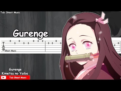 Demon Slayer OP - Gurenge Guitar Tutorial (Kimetsu no Yaiba)