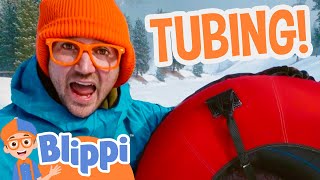 Blippi Goes Tubing Down The Mountain! | Blippi Full Episodes