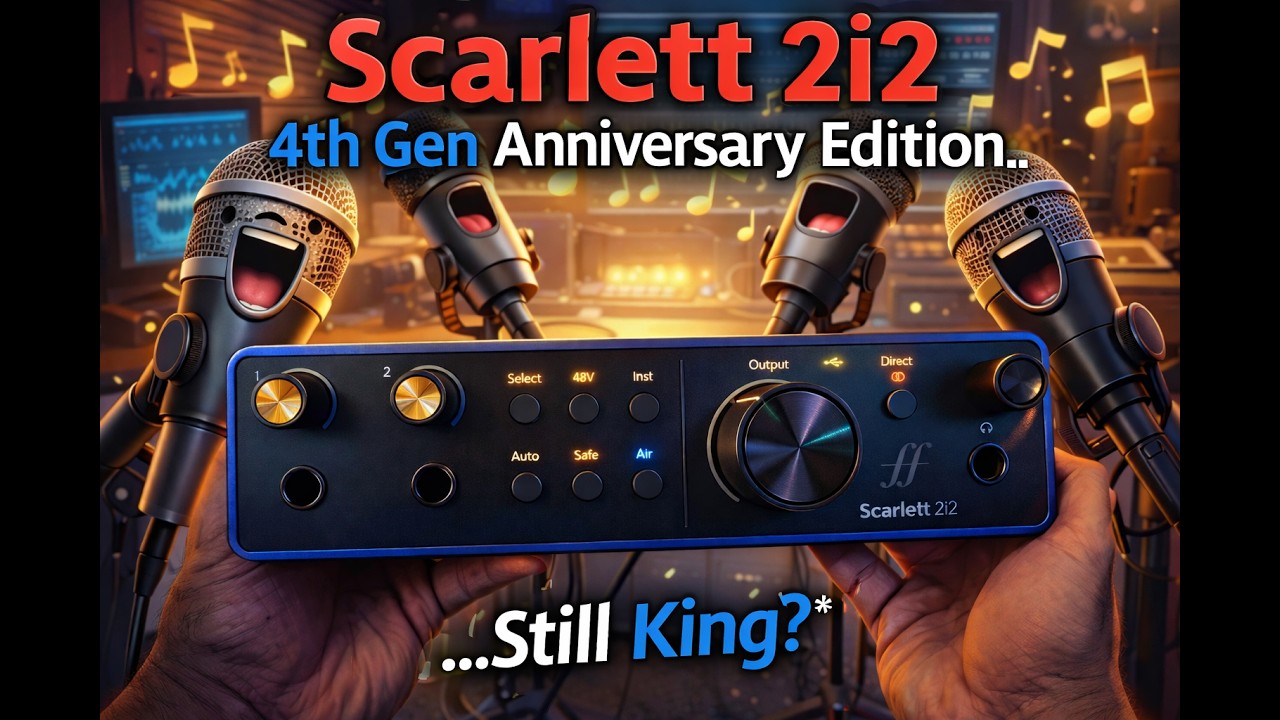 Focusrite Scarlett 2i2 Anniversary Edition Unboxing and Review