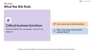 CISSP Business Impact Analysis BIA Steps | RooCloud