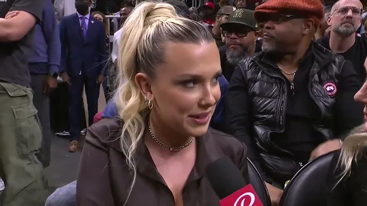 Millie Bobby Brown's Sideline Interview During Her...