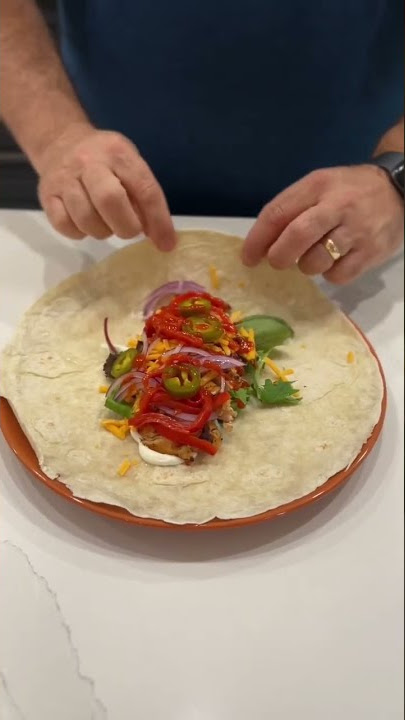 How to wrap a chicken wrap