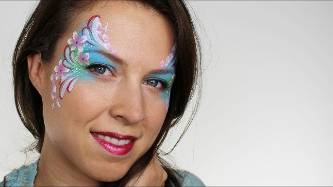 Incredible Arctic Ice Princess Face Paint Tutorial - IFPS