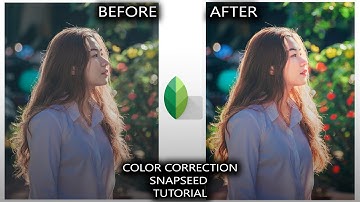 COLOR CORRECTION using Snapseed | Snapseed Tutorial | 2018