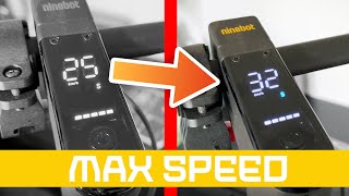 32Km/h  How to unlock the Segway Ninebot G65 Max 2 speed