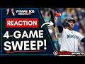 REACTION: #Mariners SWEEP the Astros in 4 games | #SeattleSports