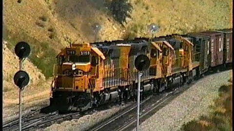 Tehachapi_(1991) Santa Fe Manifest At Cable Crossover
