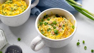 90Second Loaded Keto Egg Cups [Fast LowCarb Breakfast]
