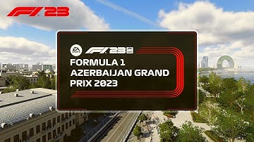 F1 23 Azerbaijan Grand Prix Race Intro with David Croft Commentary
