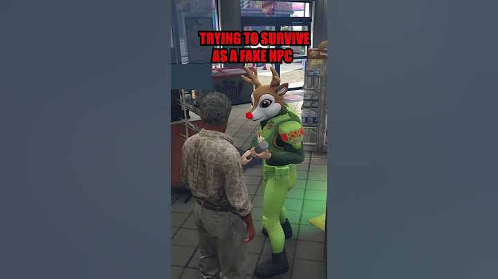 Trying To Survive As A Fake NPC in GTA 5 #gta5rp