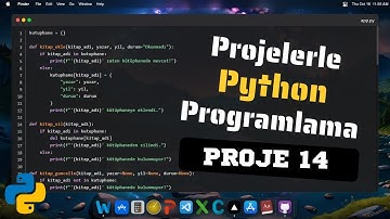 Projelerle Python Programlama | Proje 14 - Kişisel Kütüphane Uygulaması
