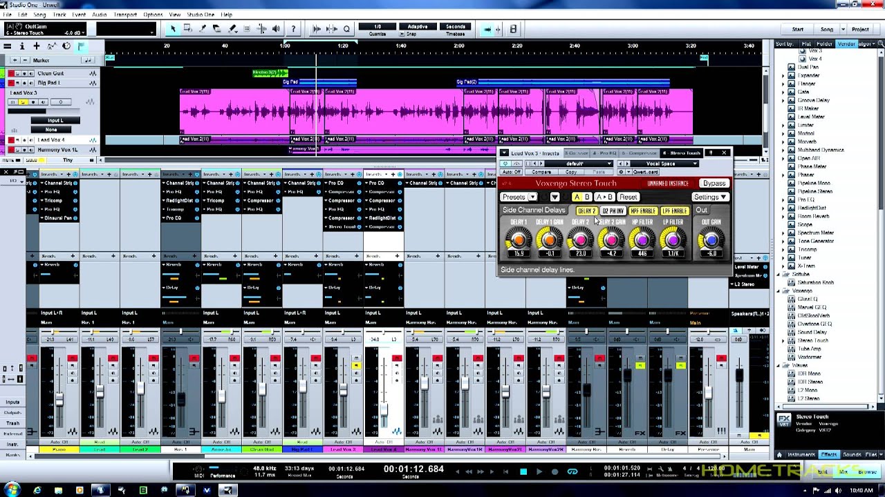 studio one mixing vocals studio one mixing vocals