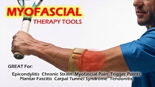Epicondylitis Tennis Elbow Self Treatment Demonstration of Myofascial Massage