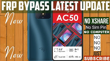 Itel AC50 | Itel AC50 (A507LMO)  Frp bypass |Google Account verification skip button Fixed #shorts