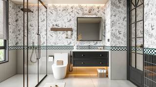 Luxury Modern Bathroom Design | Enscape Walkthrough | Scene 15 [Download now]