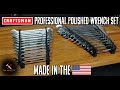 Craftsman professional made in the usa new older stock nos  26piece fully polished wrench set