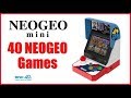NeoGeo Mini - 40 NEOGEO GAMES (Jap Version)