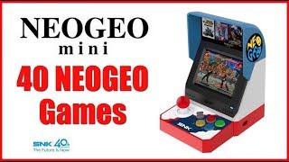 NeoGeo Mini - 40 NEOGEO GAMES (Jap Version)