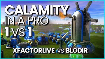 Calamity Strikes in this Pro Beyond All Reason 1v1 - Xfactorlive vs Blodir