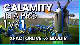 Calamity Strikes in this Pro Beyond All Reason 1v1 - Xfactorlive vs Blodir