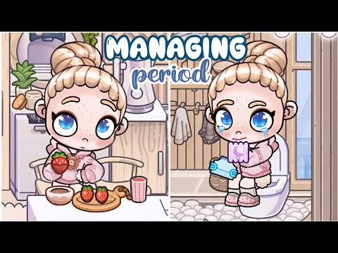 Managing My Period Routine 🩸🏡 | Avatar World | Pazu