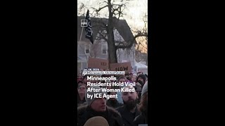 Minneapolis Residents Hold Vigil After Woman Killed by ICE Agent