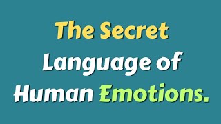 Every emotion is trying to tell you something—but most people never learn its language.... 
