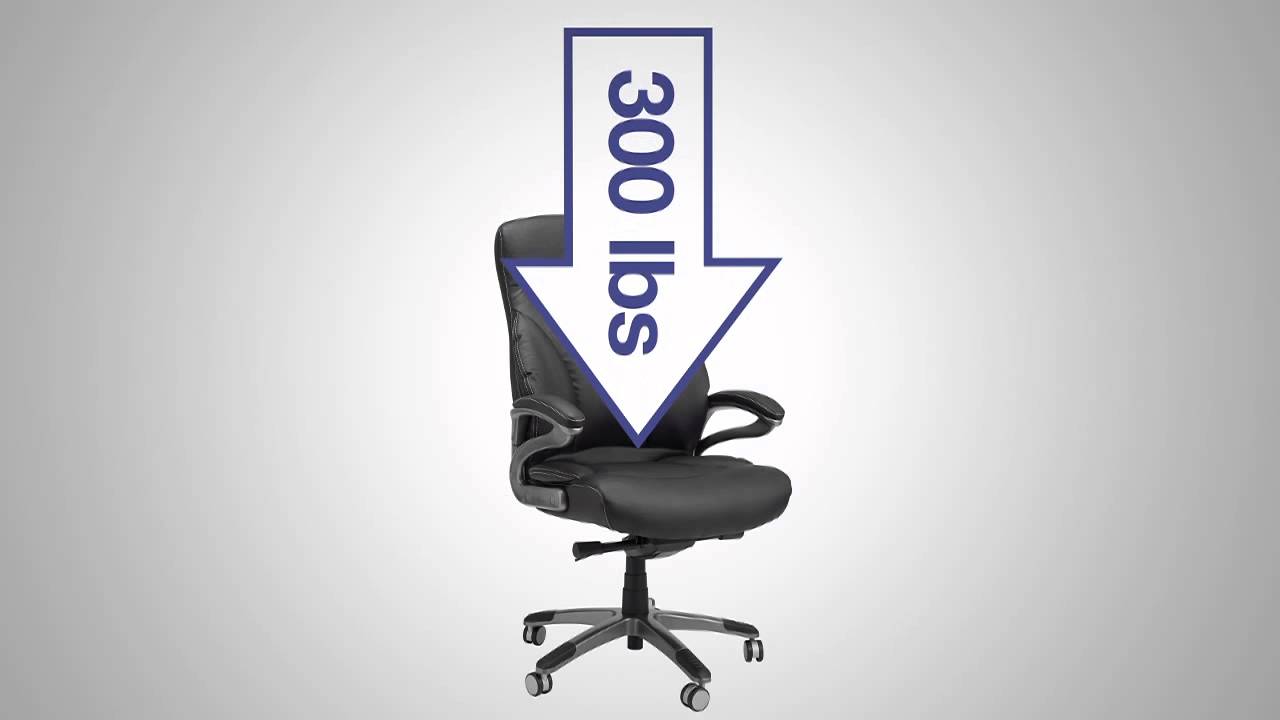 Samsonite 51178 1041 Santa Barbara Premium Bonded Leather Office Chair