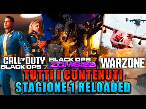 ALL SEASON 1 CONTENT RELOADED FOR BLACK OPS 7 AND WARZONE! Fallout and New Survival Map