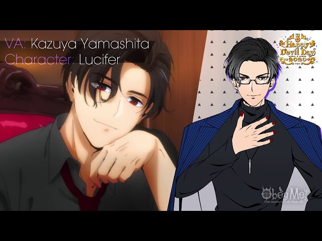 Obey Me! Anniversary Message From the Voice Cast VA: Kazuya Yamashita (voice of Lucifer) class=