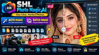 AI Photo Editing Software for PC | RAW & Batch Photo Editor | SHL Photo Magic AI screenshot 4