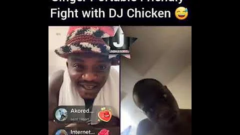 Portable Advices Dj Chicken To Take Care Of His Daughter In The Village during their TikTok Live