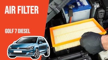 How to replace the air filter Golf mk7 1.6 TDI 💨