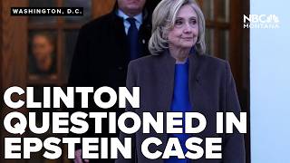 Hillary Clinton Questioned For About Six Hours On Epstein Leaked Photo Pauses Deposition
