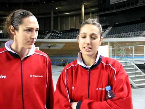 Ruth Riley y Tamara Abalde tras ganar en Palma