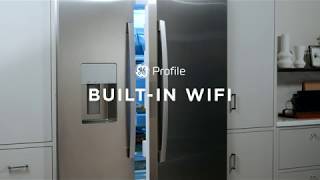 GE Profile BuiltIn Side by Side Refrigerator  BuiltIn WiFi