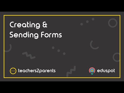T2P Creating and Sending Forms